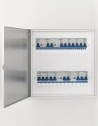 vidaXL Достъпен панел Бяло 63 x 63 x 3 см Стомана