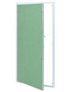 vidaXL Достъпен панел Зелен и сребърен 55 x 105 см