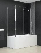 vidaXL Душ кабина 120x69x130 см закалено стъкло прозрачна