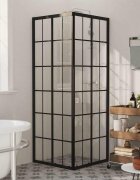 vidaXL Душ кабина ESG стъкло 80x80x180 см