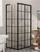 vidaXL Душ кабина ESG стъкло 90x70x180 см