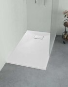 vidaXL Душ корито SMC бяло 80x80 см