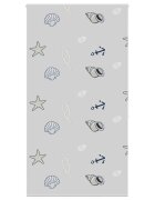 vidaXL Душ ролетна щора 130x240 см Ширина на плата 126 см
