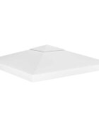 vidaXL Двоен покрив за шатра 310 г/м² 3x3 м бял