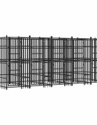 vidaXL Дворна клетка за кучета стомана 922 м²