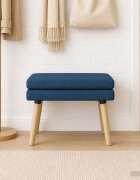 vidaXL Двойно легло Синьо 60 x 40 x 46 см Текстил