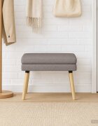 vidaXL Двойно легло Таупе 60 x 40 x 46 см Текстил