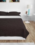 vidaXL Двулицева ватирана завивка 230 x 260 cм кремаво и кафяво