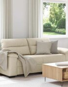 vidaXL Двуместен диван 180x81x84 см ленен