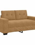 vidaXL Двуместен диван Кафяво 160 cm Кадифе