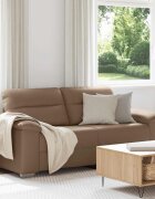 vidaXL Двуместен диван Капучино 180x81x84 см изкуствена кожа