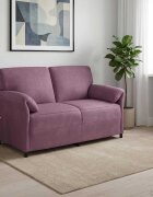 vidaXL Двуместна софа Лилаво 158 x 83 x 95 см Кадифе