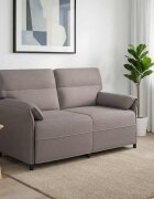 vidaXL Двуместна софа Таупе 158 x 83 x 95 см