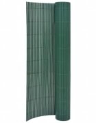 vidaXL Двустранна градинска ограда 110x400 см зелена