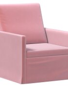 vidaXL Единичен диван Розово 70 x 81 x 82 см Кадифе