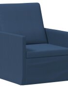 vidaXL Единичен диван Синьо 70 x 81 x 82 см Текстил