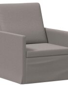 vidaXL Единичен диван Таупе 70 x 81 x 82 см Текстил