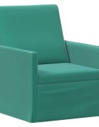 vidaXL Единичен диван Тюркоаз 70 x 81 x 82 см Кадифе