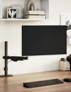 vidaXL Единично рамо за монитор за екран макс. 27 инча газова пружина 10 кг