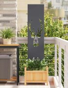 vidaXL Екран за градинска неприкосновеност Антрацит 32 x 140 см