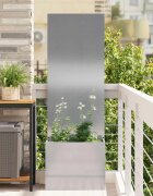 vidaXL Екран за градинска неприкосновеност Сив 50 х 32 х 150 см