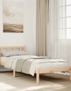 vidaXL Екстра дълга рамка за легло без матрак 80x220 см бор масив