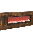 vidaXL Електрическа камина Опушен дъб 150 x 30 x 50 cm
