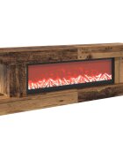 vidaXL Електрическа камина Старо дърво 150 x 30 x 50 cm