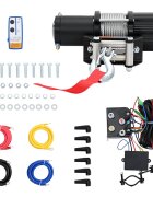 vidaXL Електрическа лебедка 12 V 4500 lbs 2040 кг с дистанционно