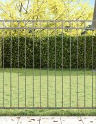 vidaXL Елемент на оградата ASSEN 163 x 120 см Стомана Сиво