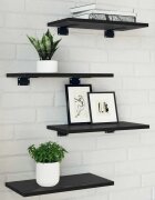 vidaXL Етажерка Борд 3 нива 4 бр. 40 x 20 x 15 cm Инженерна дървесина