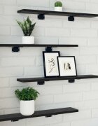 vidaXL Етажерка Борд 3 нива 4 бр. 60 x 10 x 15 cm Инженерна дървесина