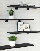 vidaXL Етажерка Борд 3 нива 4 бр. 60 x 20 x 15 cm Инженерна дървесина