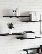 vidaXL Етажерка Борд 3 нива 4 бр. 60 x 30 x 15 cm Инженерна дървесина
