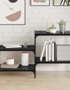 vidaXL Етажерка Борд 3 нива 4 бр. 60 x 40 x 15 cm Инженерна дървесина