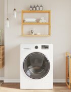 vidaXL Етажерка за баня 3 нива стенен 60x15x54 см бамбук