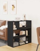 vidaXL Етажерка за книги 4 нива 100 x 33 x 945 см Инженерна дървесина