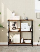 vidaXL Етажерка за книги опушен дъб 785x33x82 см инженерно дърво