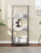 vidaXL Етажерка за книги сив сонома 50x33x1175 см инженерно дърво