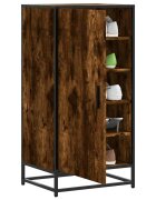 vidaXL Етажерка за обувки опушен дъб 48x38x975 см инженерно дърво