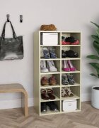 vidaXL Етажерка за обувки сонома дъб 54x34x1005 см инженерно дърво