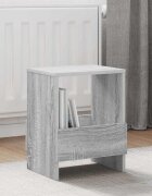 vidaXL Етажерка за списания 2 бр. Сив Сонома 35 x 30 x 45 см