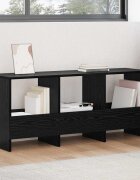 vidaXL Етажерка за списания Черния дъб 102 x 30 x 45 см