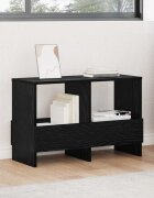 vidaXL Етажерка за списания Черния дъб 685 x 30 x 45 см