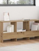 vidaXL Етажерка за списания Дъб 102 x 30 x 45 см