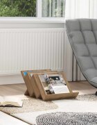 vidaXL Етажерка за списания Дъб 53 x 40 x 285 см Инженерна дървесина