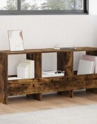vidaXL Етажерка за списания Димян дъб 102 x 30 x 45 см