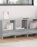 vidaXL Етажерка за списания Сив Сонома 102 x 30 x 45 см