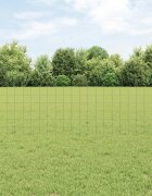 vidaXL Евро ограда с пост 50 x 06 м ПВЦ-обработена стомана Зелено