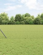 vidaXL Европейска ограда 06 x 10 м Желязо с PVC покритие Сиво